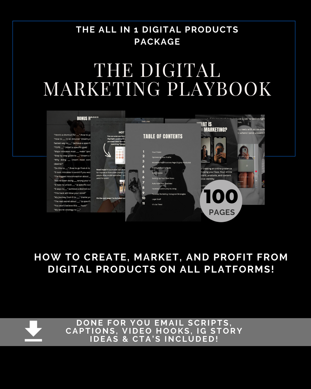 THE DIGITAL PRODUCTS PLAYBOOK (ALL IN 1 BUNDLE)