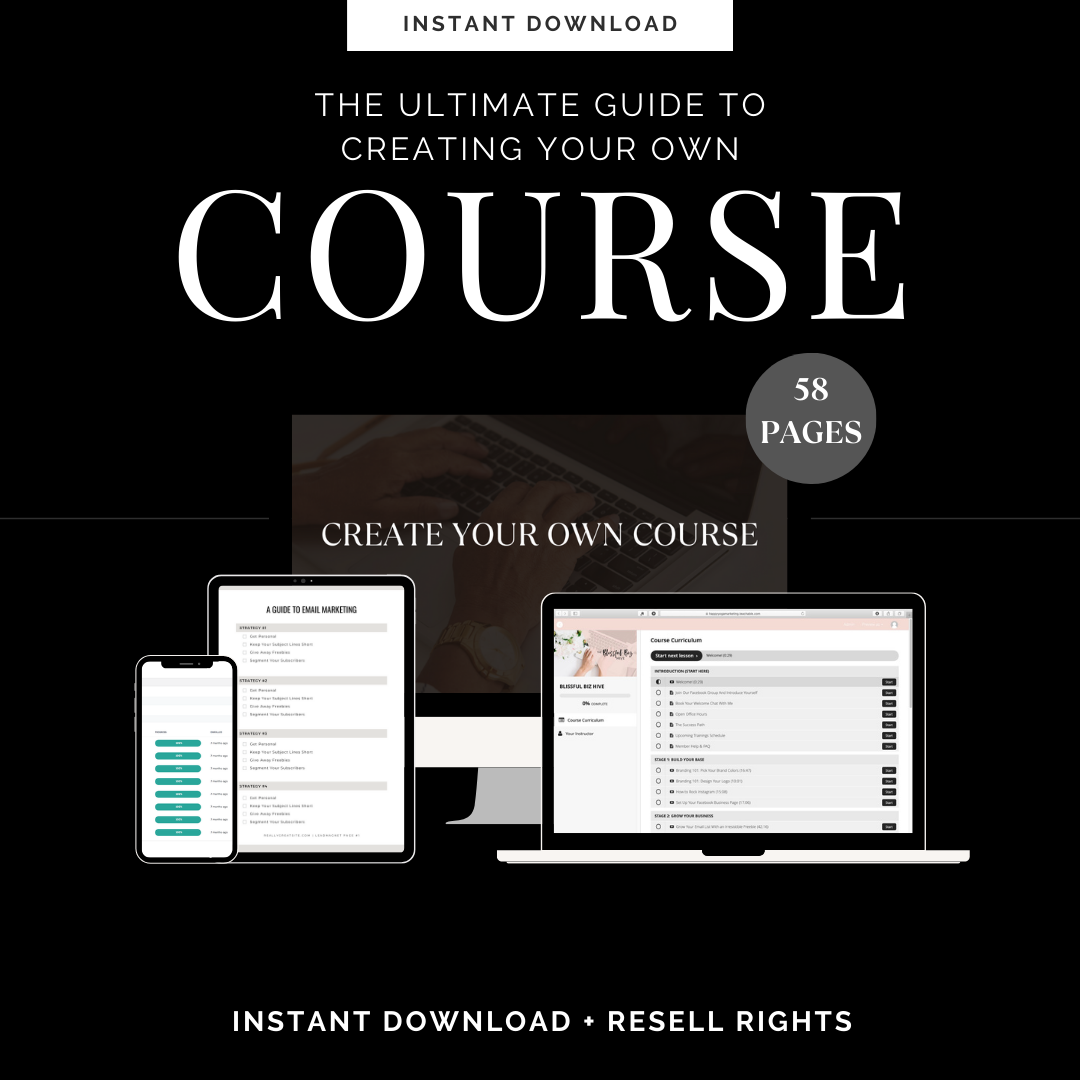 LAUNCH YOUR ONLINE COURSE GUIDE